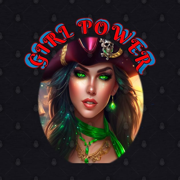 Girl power green eyed temptress by sailorsam1805